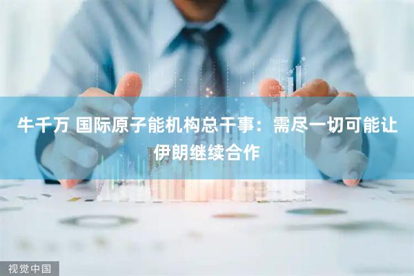 牛千万 国际原子能机构总干事：需尽一切可能让伊朗继续合作