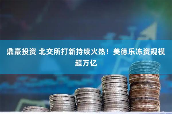 鼎豪投资 北交所打新持续火热！美德乐冻资规模超万亿